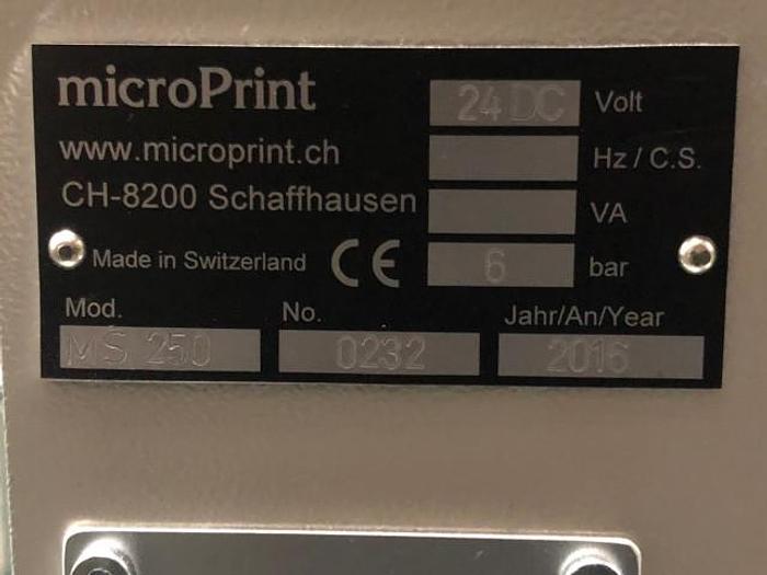 Used Micro Print Pad 2-Station Pad Printer (2016)