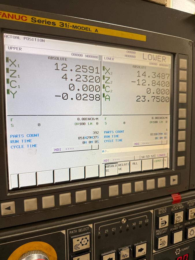 Used Doosan Puma TT1800SY CNC Turning Center (2011)