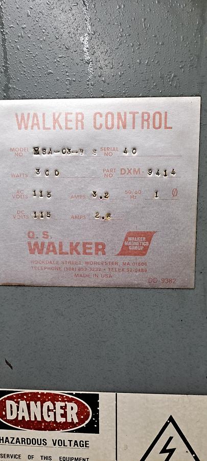 Used Not Ready - Brown & Sharpe Grinder