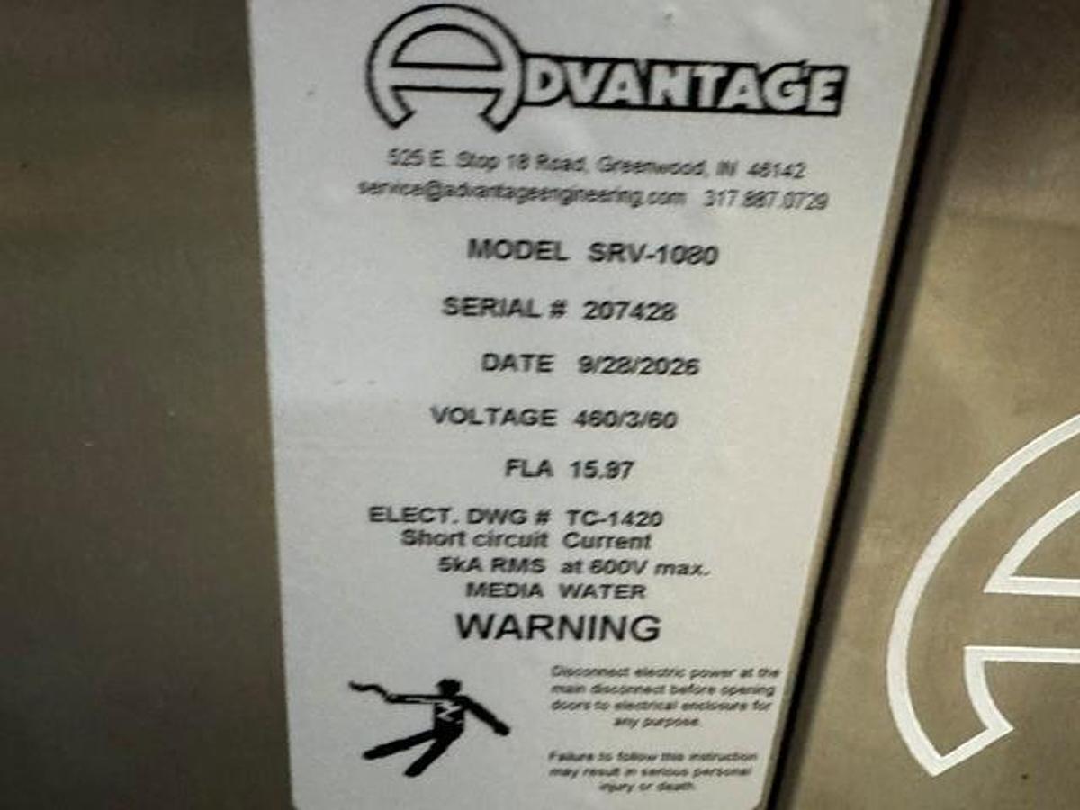 3 HP Advantage SRV-1080 Temperature Controller 460v (2026)