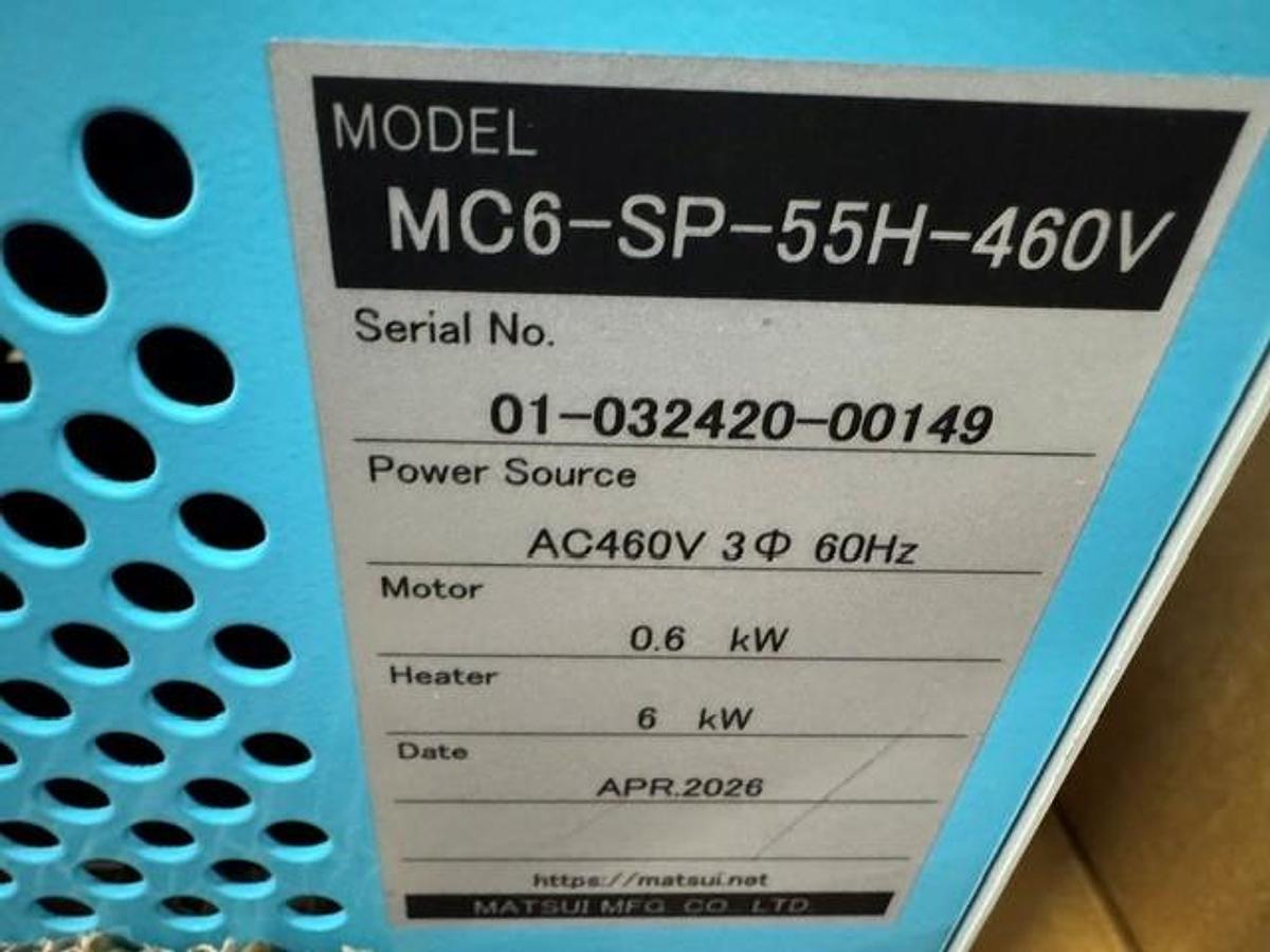 0.8 HP Matsui MC6-SP-55H Temperature Controller (2026)