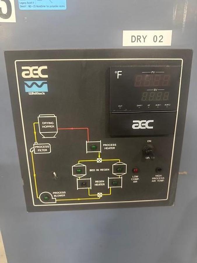 Used Not Ready - AEC Dryer with Hopper