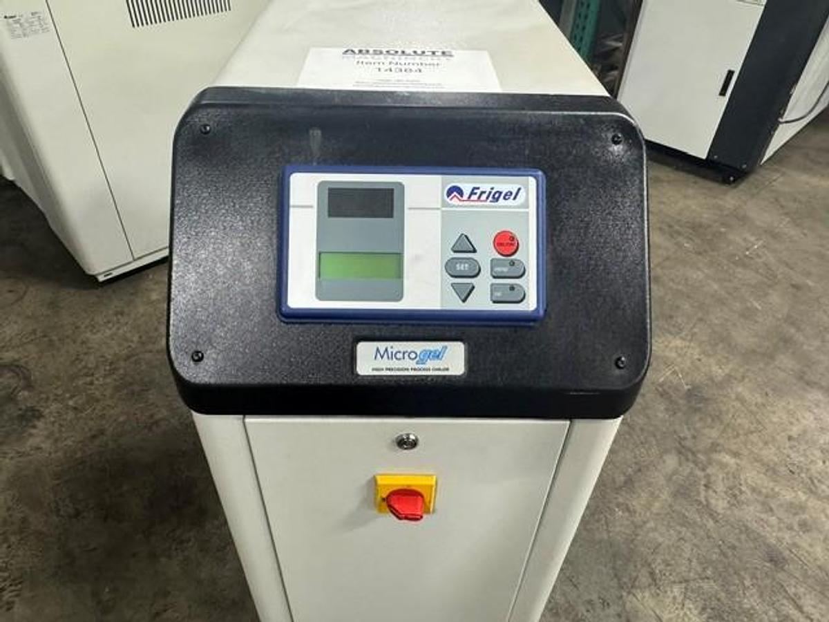 Used 3.5 Ton Frigel RCM60/6 HP Chiller and Temperature Controller (2009)