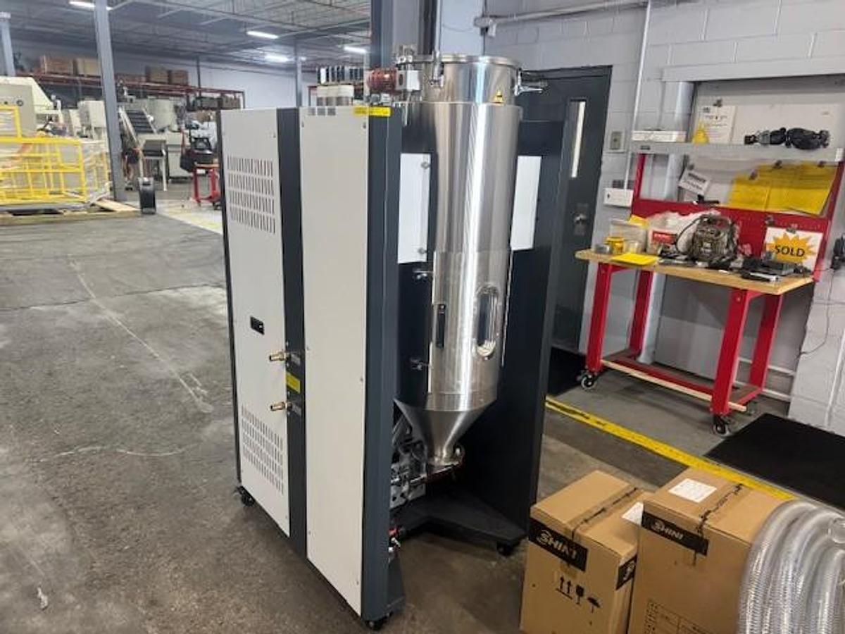 20 CFM Shini Desiccant Wheel Dryer w/Hopper & Cart