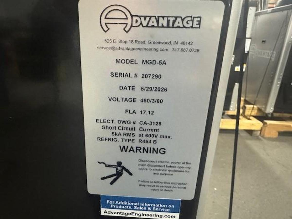 5-Ton Advantage MGD-5A Air-Cooled Chiller 460v (2026)