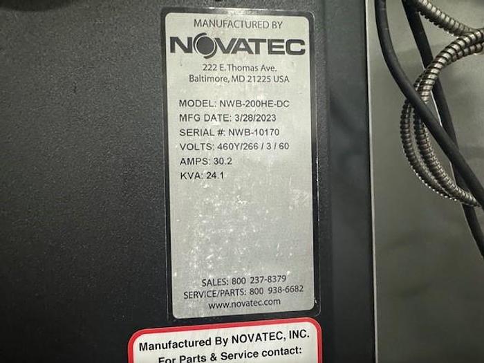 Used 200 lb./hr. Novatec Dryer