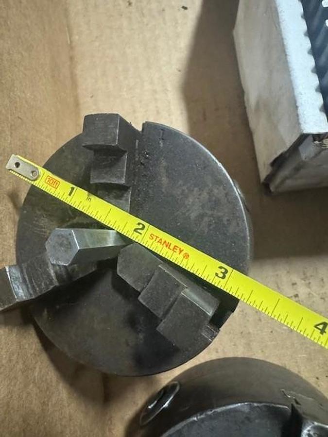 Used Set of 3 CNC Lathe Chucks
