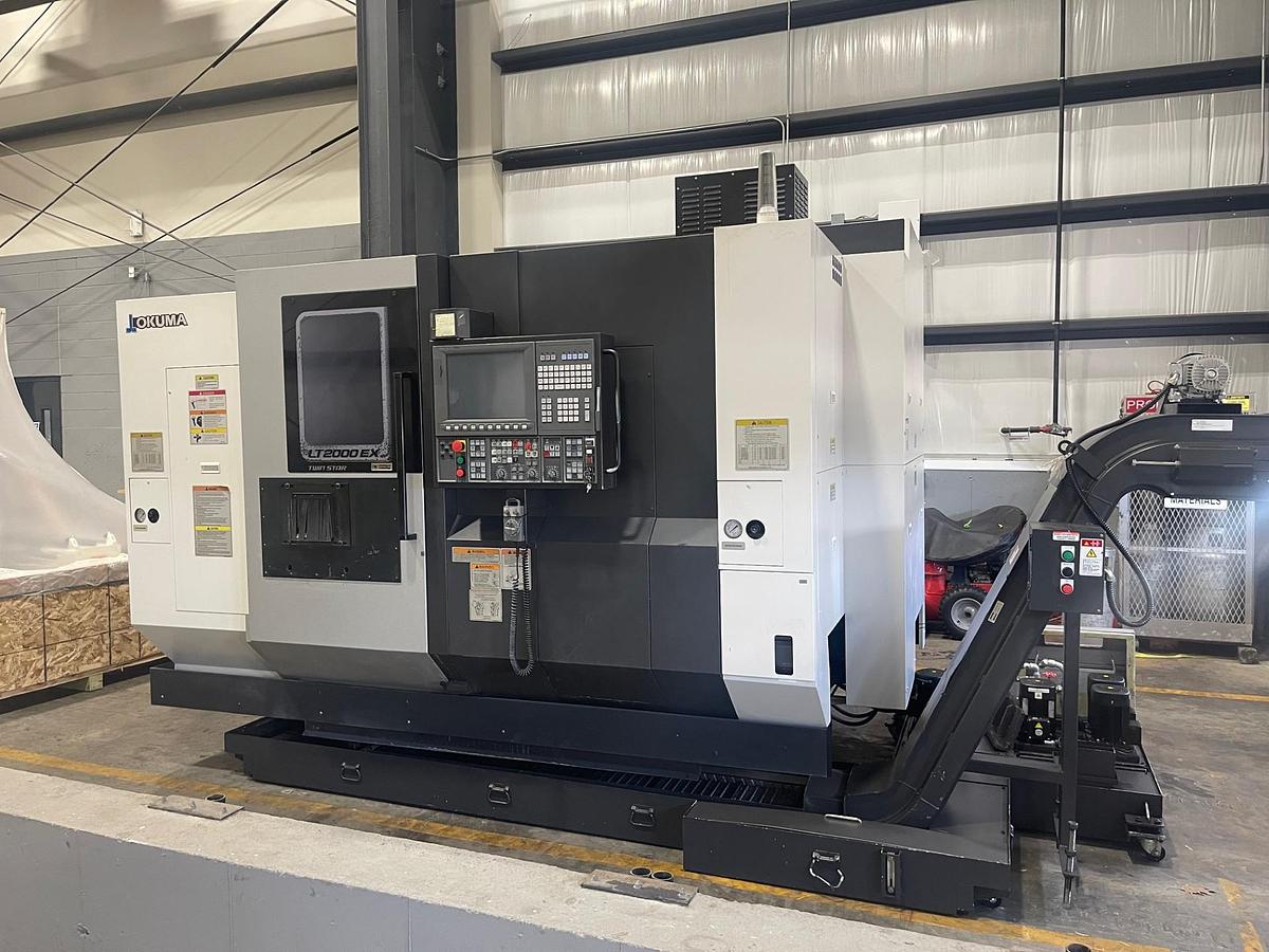 Used 2019 Okuma LT2000EX Dual Turret Lathe