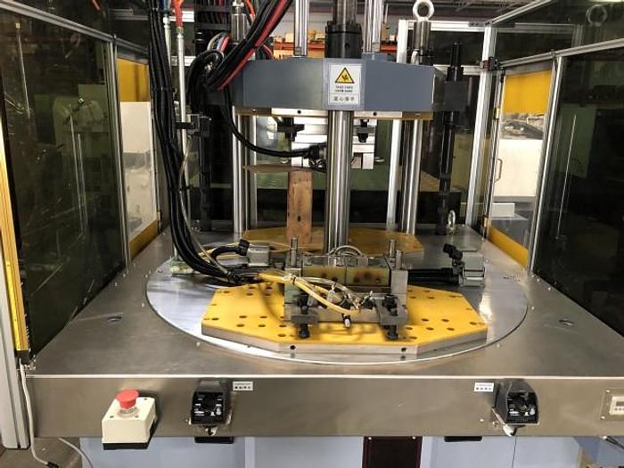 Used 85 Ton, MULTITECH (LSR) 2-Station Vertical Injection Molding Machine (LAB) (2015)