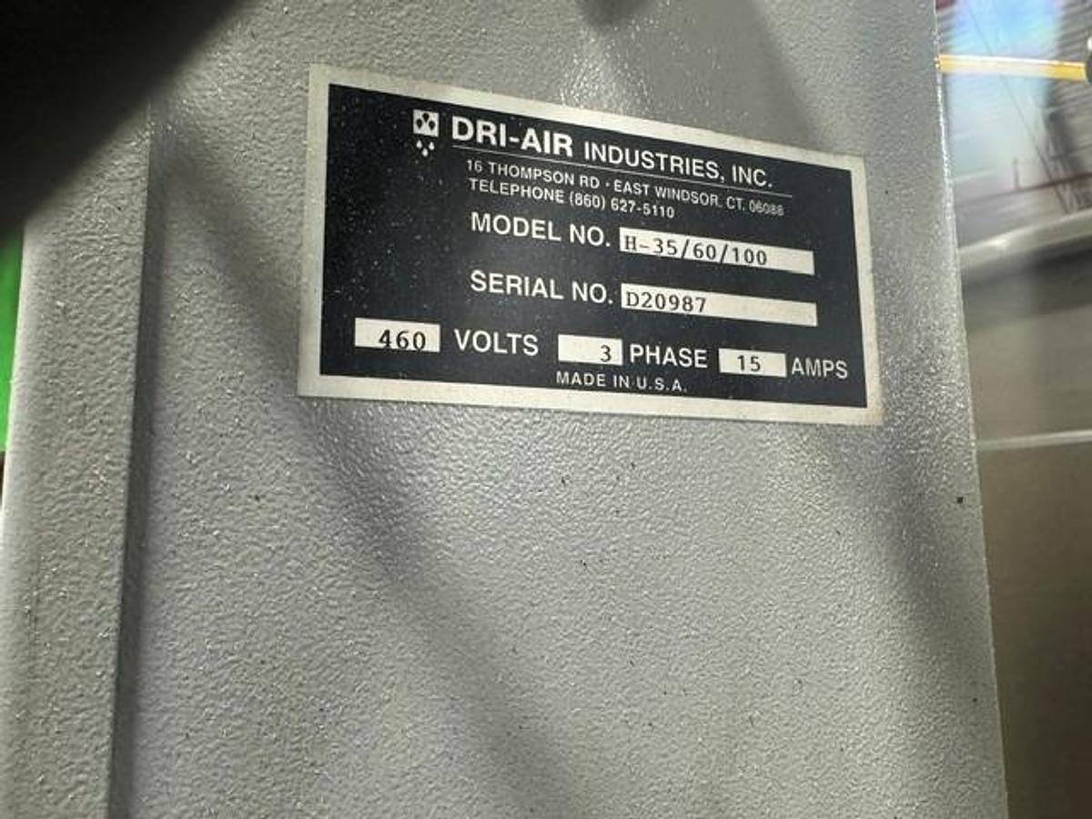 Used Dri-Air H-PDII Dual Hopper Material Dryer (2016)