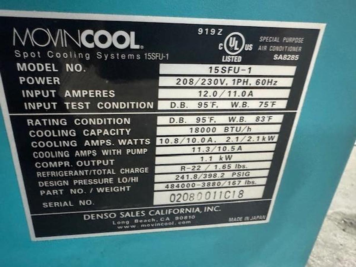 Used Denso Movin Cool Air Conditioner