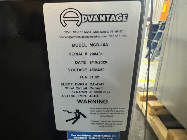10-Ton Advantage MGD-10A Air-Cooled Chiller (2026)