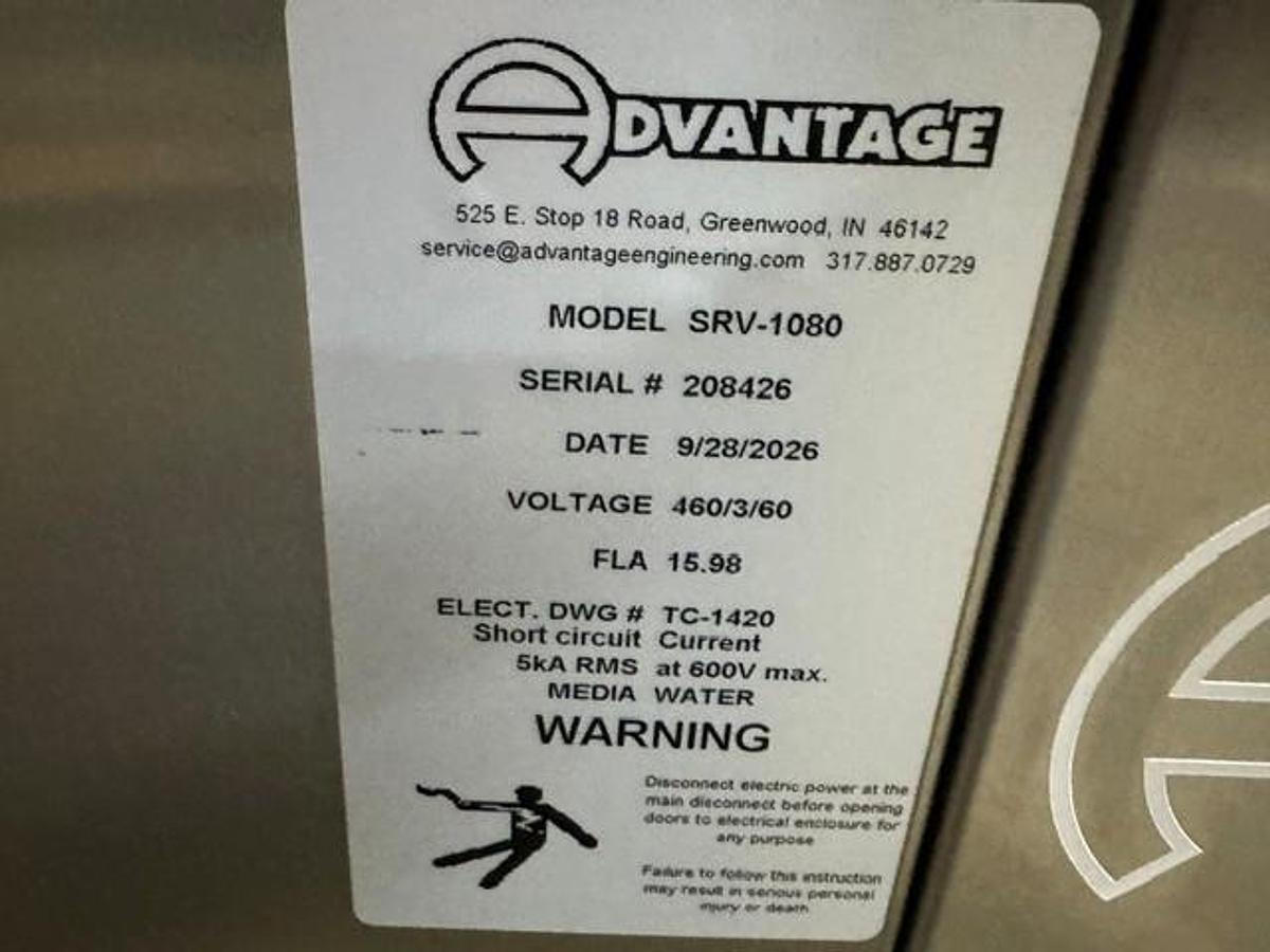 3 HP Advantage SRV-1080 Temperature Controller 460v (2026)