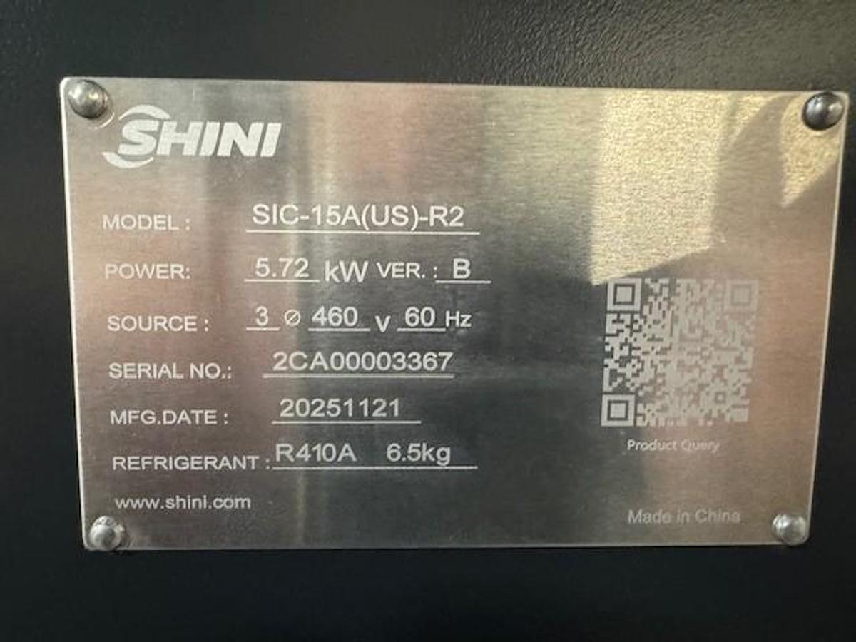 2025 4.1-ton Shini Air-Cooled Chiller SIC-15A-R2