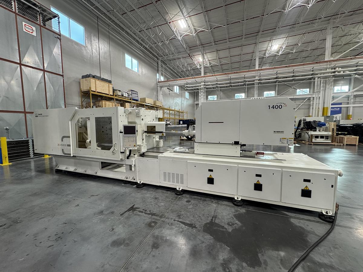Used 506 Ton, 23.56 Oz., Haitian Zhafir Zeres ZEIII 4500/1400 B Screw Injection Molding Machine (2021)