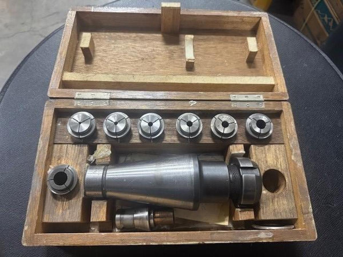 Used Spring Collet CAT 50 Chuck with Collets