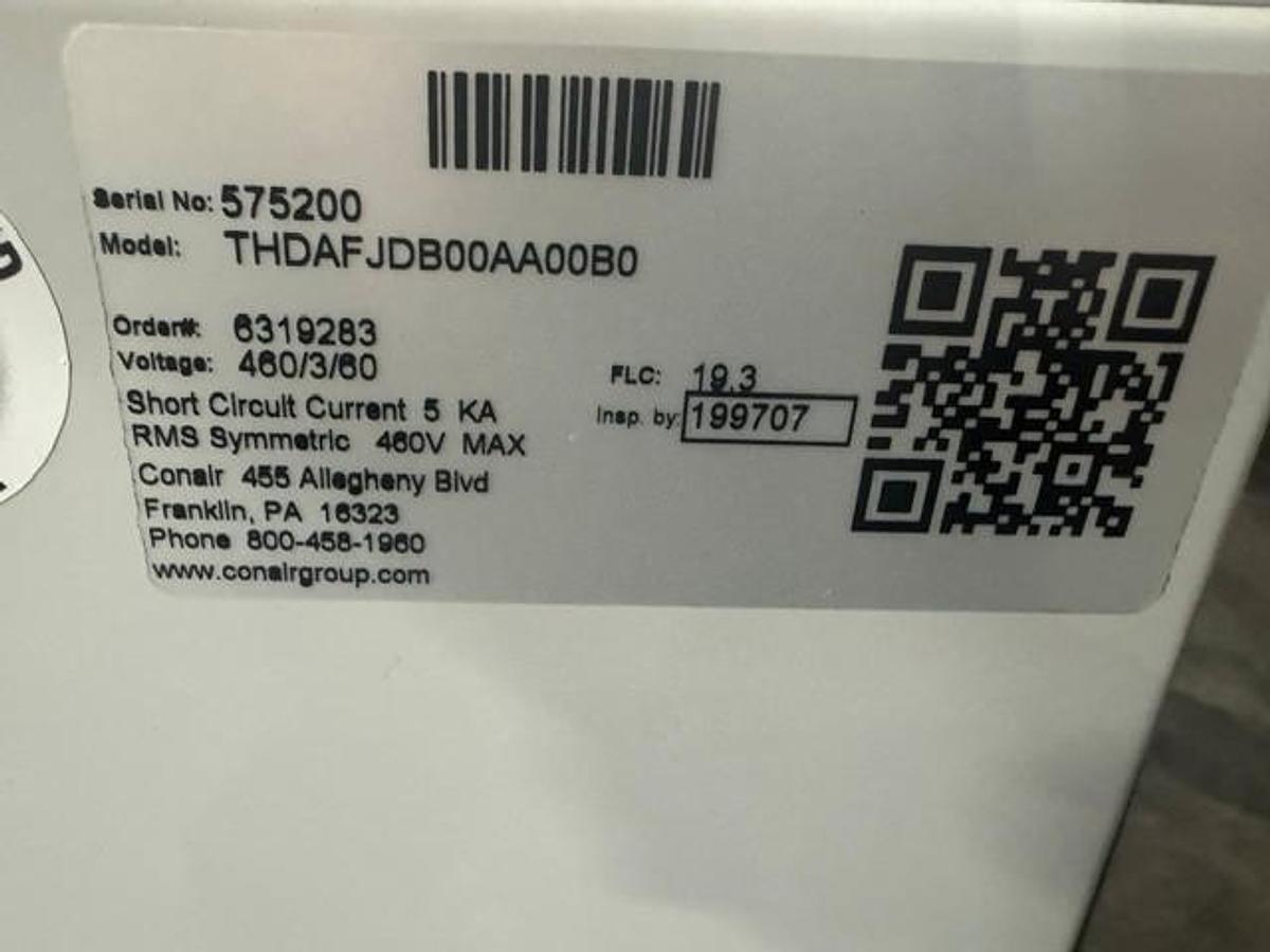 3 HP Conair TW-E3 Series Temperature Controller 460v (2026)
