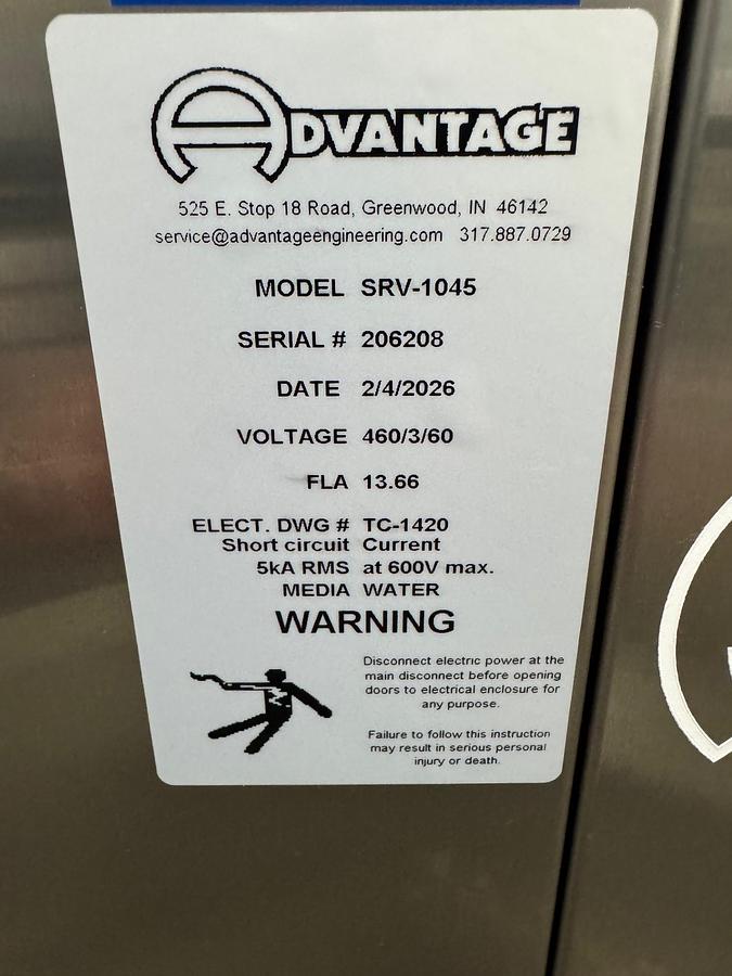 1 HP Advantage Temperature Controller SRV-1045 460v (2026)