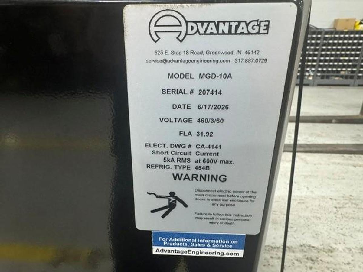 10-Ton Advantage MGD-10A Air-Cooled Chiller (2026)