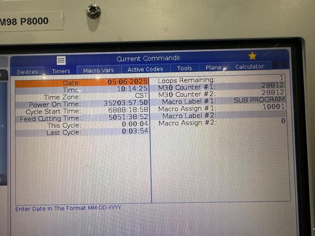 Used Not Ready - 2021 HAAS VF-2SSYT