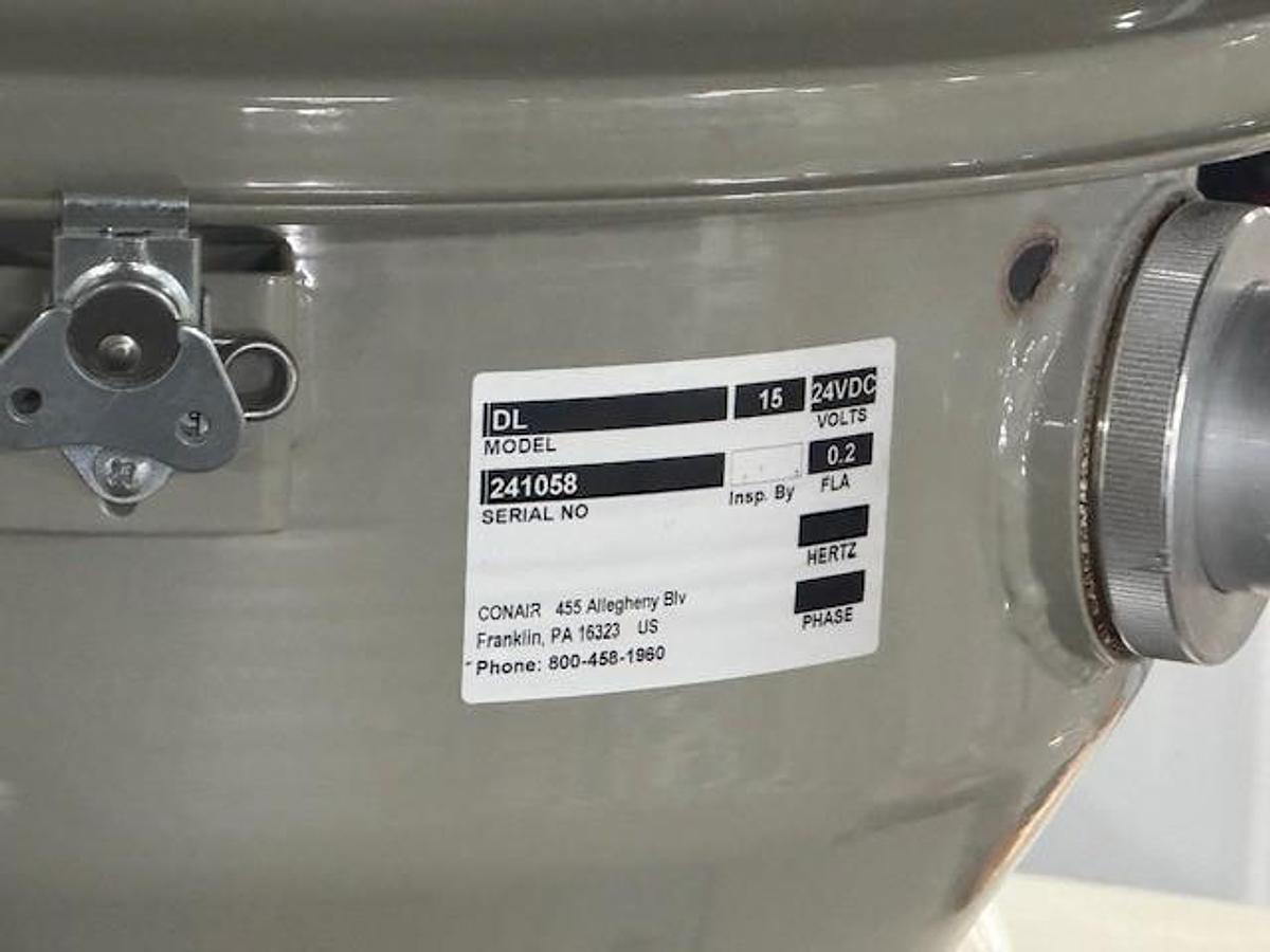 Used Conair CH54-85 2,975 lb. Material Hopper with Stand and Receiver