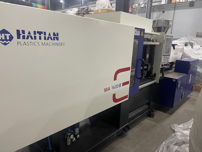 Used 180 Ton, 12.64 Oz., Haitian MAIII 1600/570 Injection Molding Machine (2022)