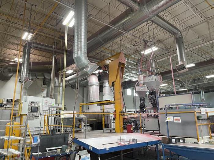 Used 4-Arm 220 Ferry Rotational Molder