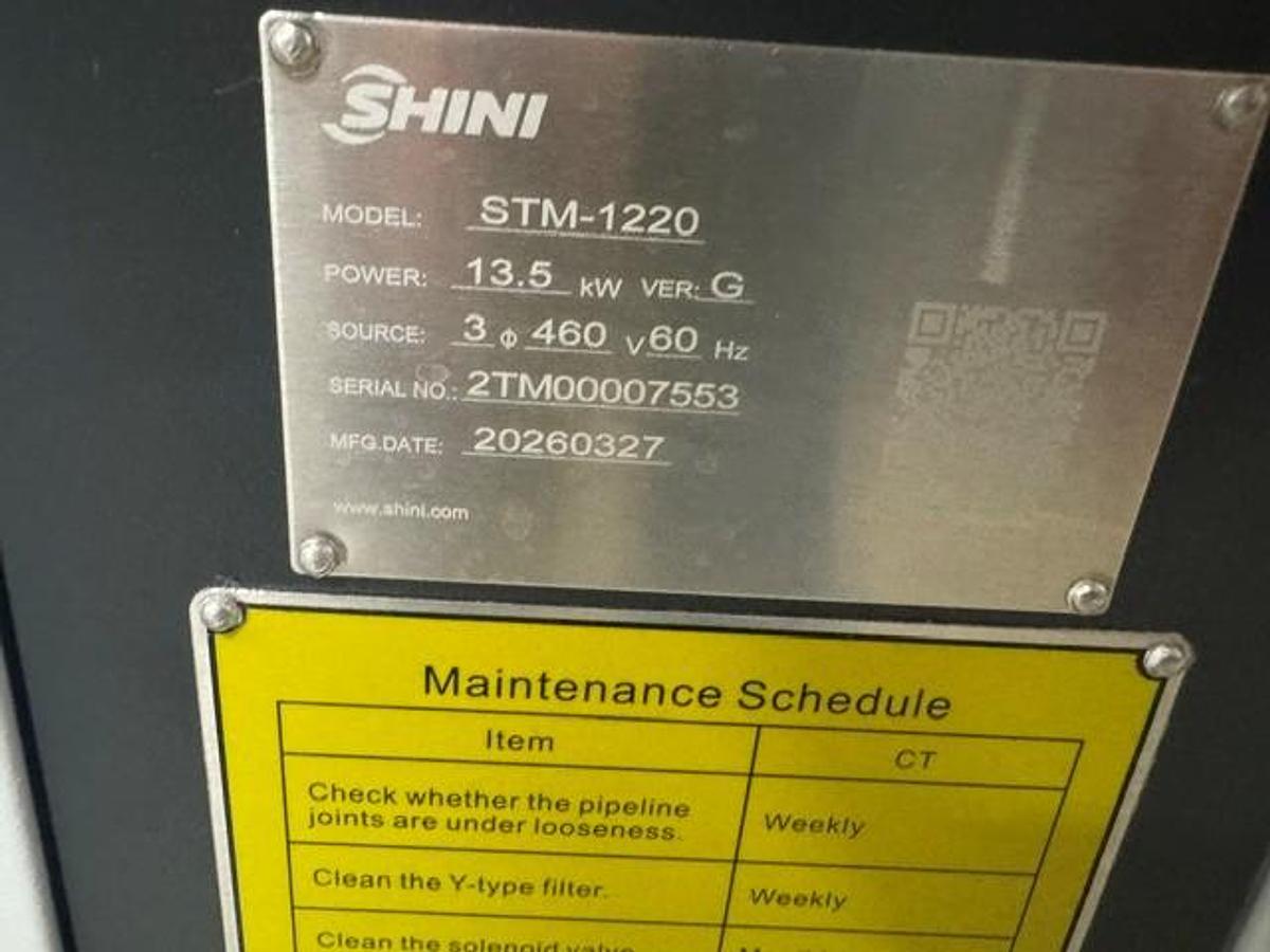 2.5 HP Shini Model STM-1220-O Hot Oil Temperature Control Unit 460V (2026)