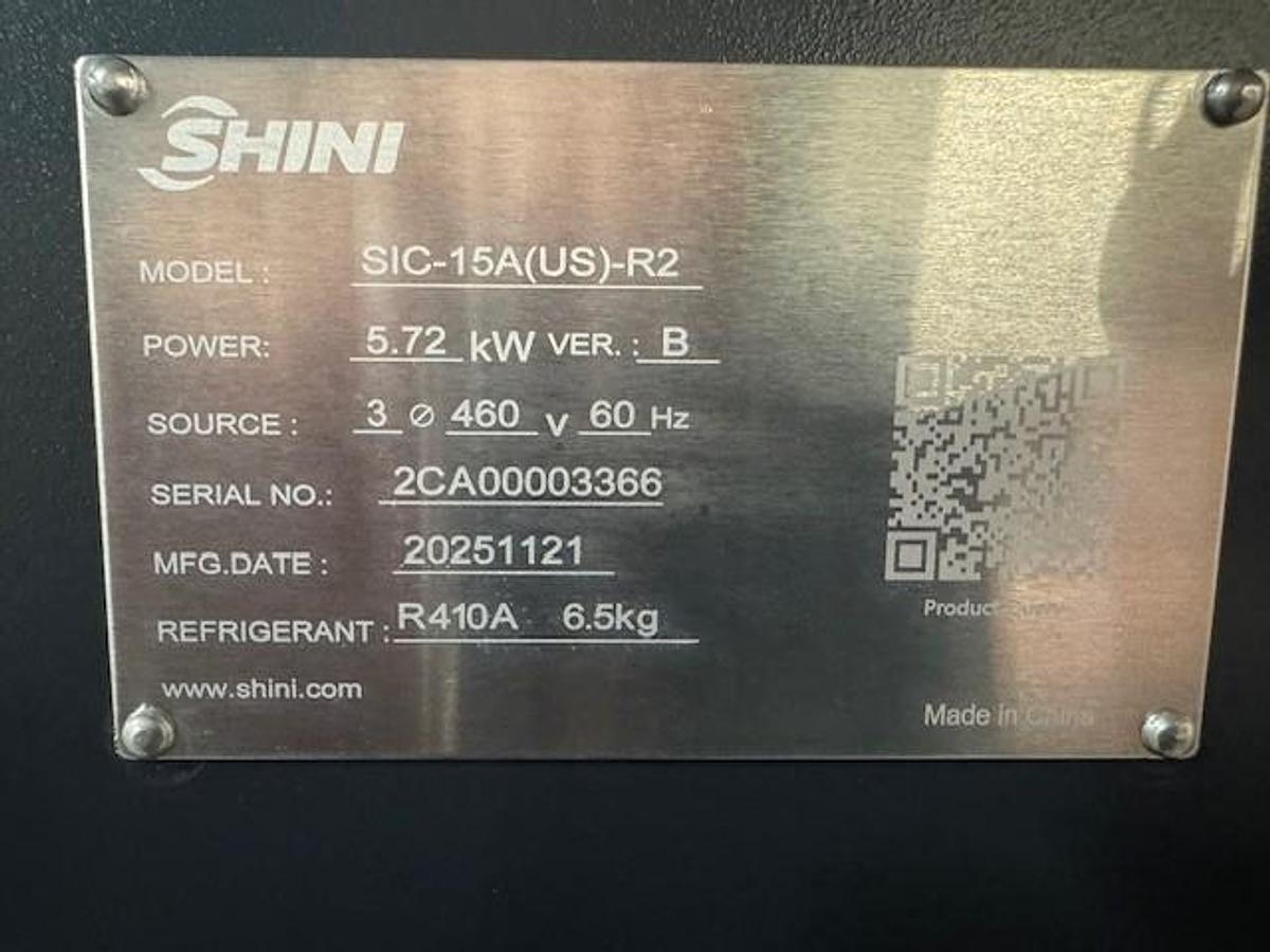 2025 4.1-ton Shini Air-Cooled Chiller SIC-15A-R2
