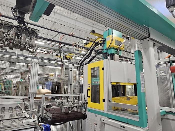 Used 110 ton, 6.5 oz. 2017 Arburg Allrounder 1200 T 1000 - 400 Injection Molding Machine