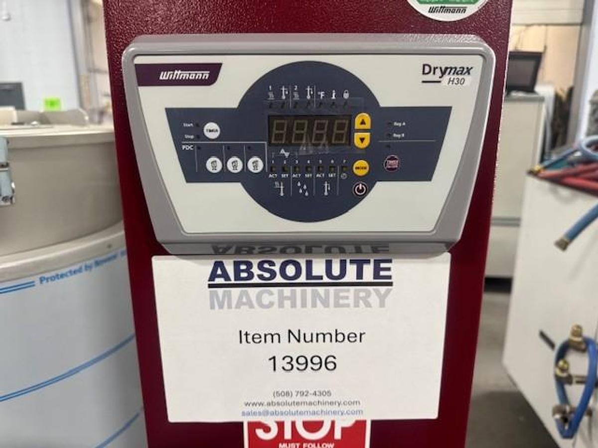 Used Wittmann H30 Drymax Series Material Dryer with 80 lb.Hopper (2022)