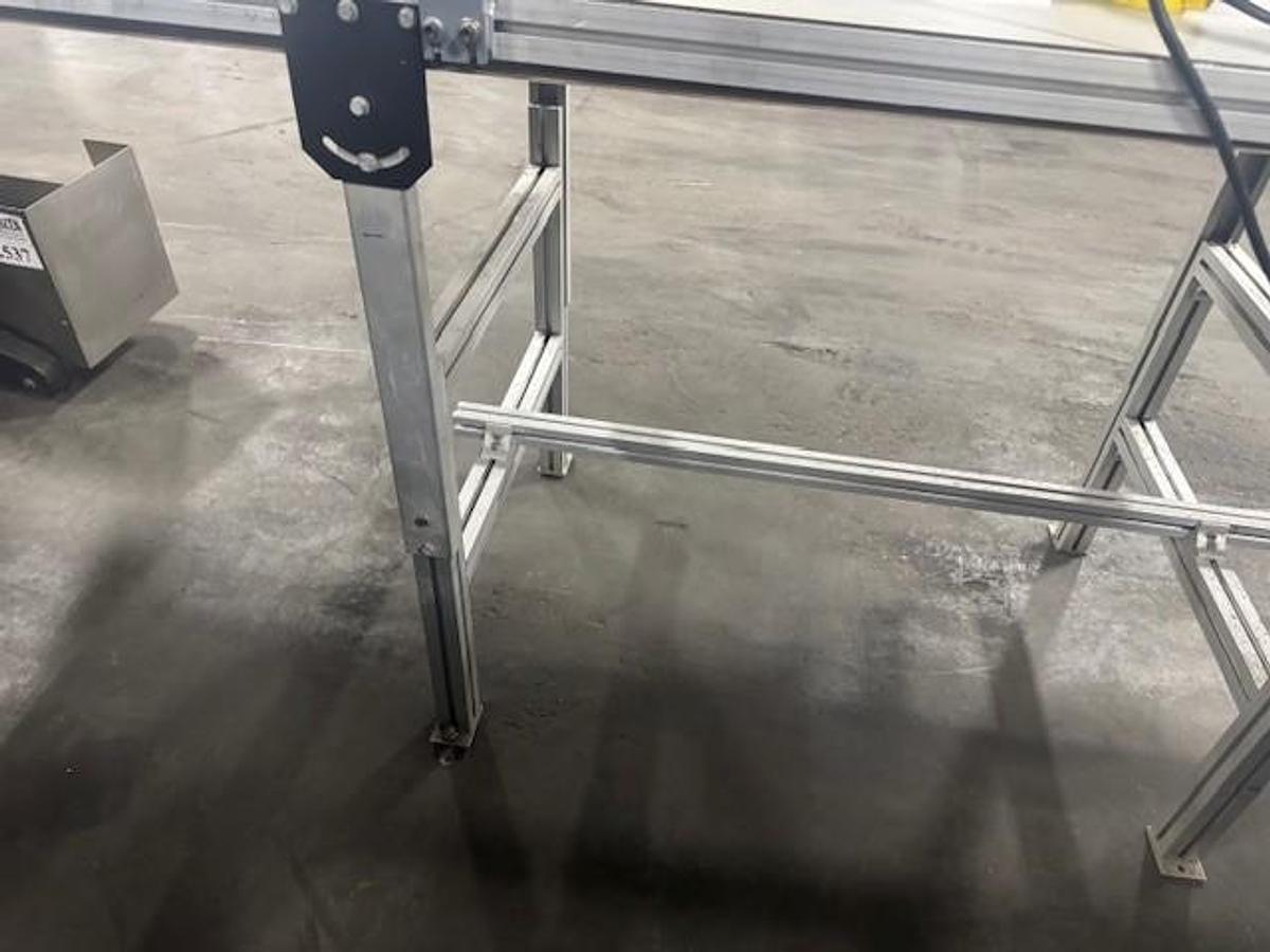 Used MK Flat Belt Conveyor with EMI Cooling System 28" wide x 16' Long