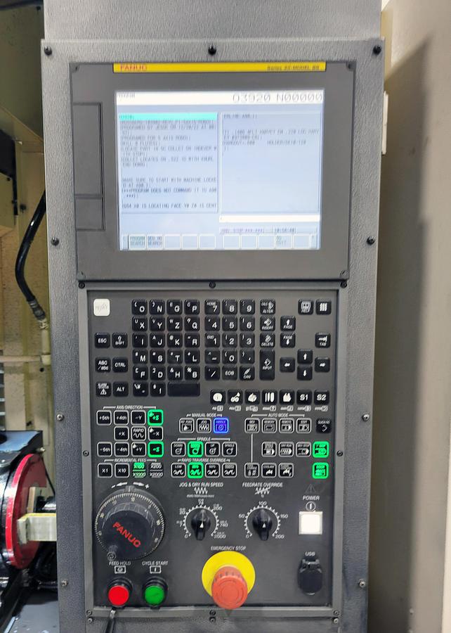 Used 2020 Fanuc Robodrill D21LiB5 ADV CNC Vertical Mill