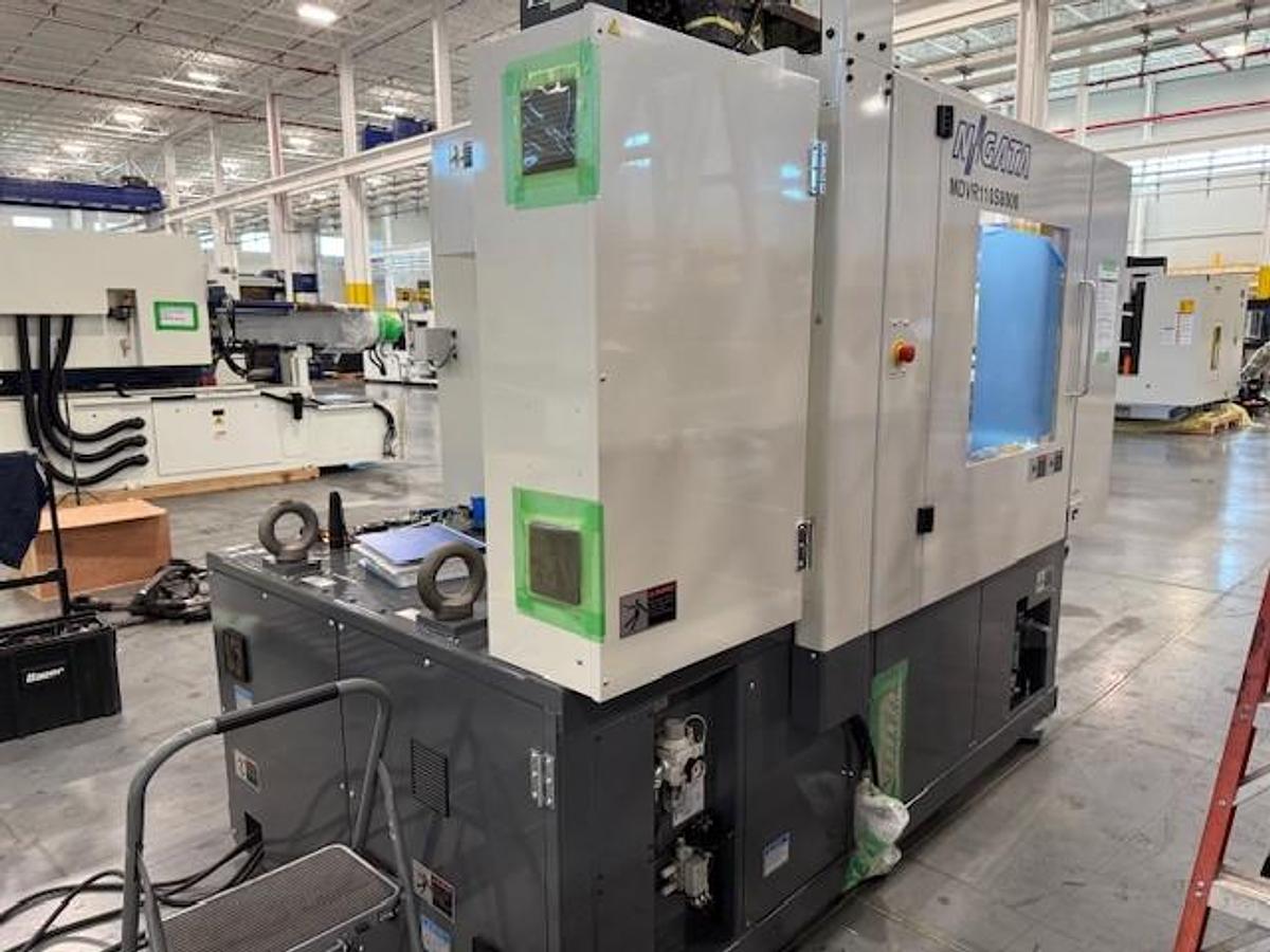 Used 112 Ton, Niigata MDVR110S8000-IM1142 Vertical Injection Molding Machine (2022)