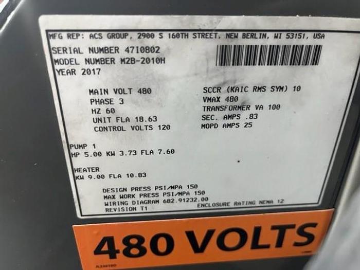 Used 5 HP 2017 Sterling M2B-2010H Temperature Control Unit