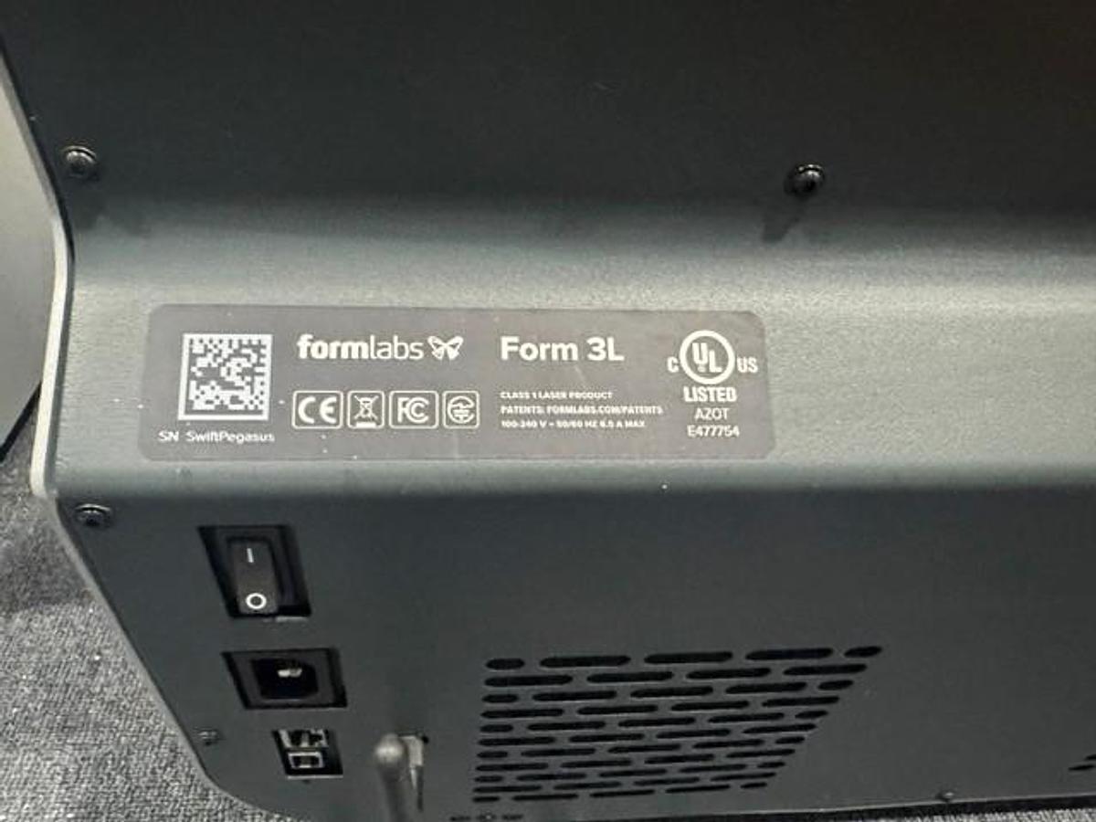 Used Formlabs Form 3L 3-D Printing Package including Cartridges (2022)