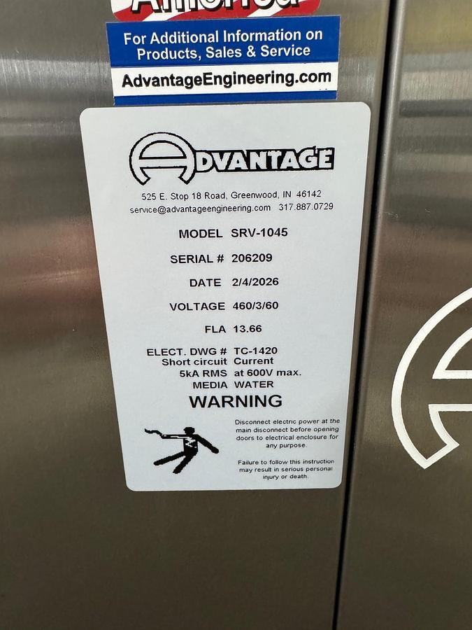 1 HP Advantage Temperature Controller SRV-1045 460v (2026)