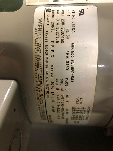 Used Conair/Franklin Air Pump for Conair Dryers