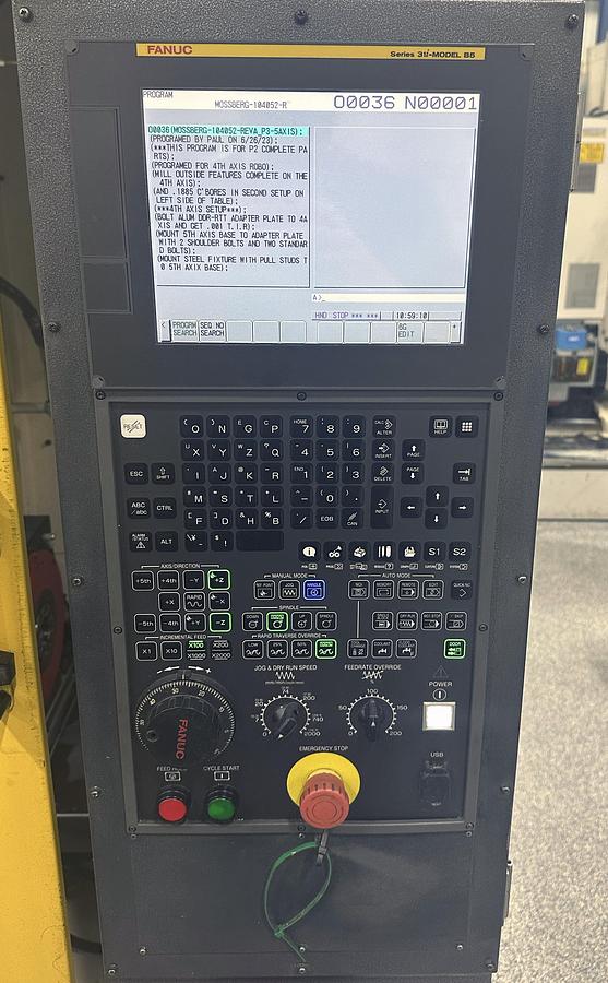 Used 2018 Fanuc Robodrill D21LiB5 ADV CNC Vertical Mill
