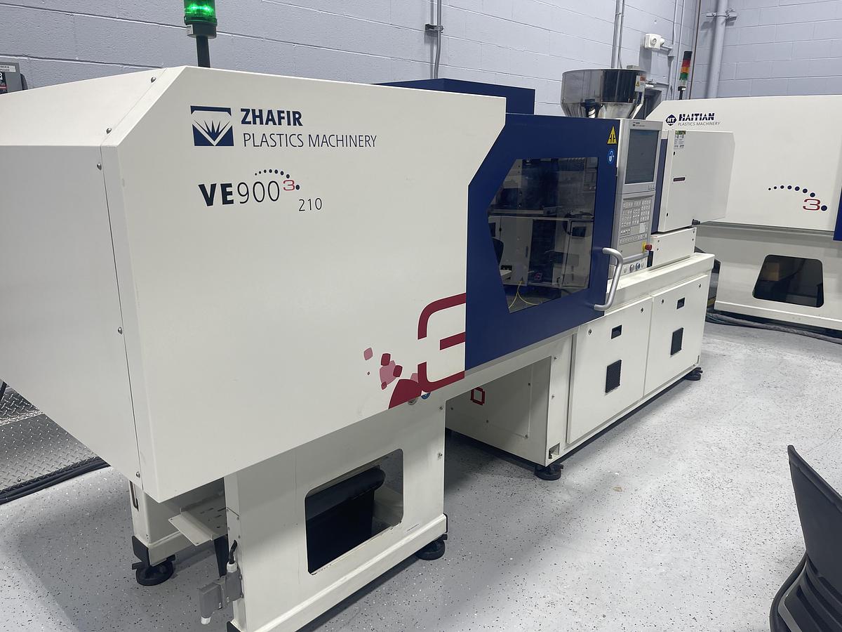 Used 101 Ton, 2.26 Oz., Haitian Zhafir VEIII900/210 Injection Molding Machine (2017)