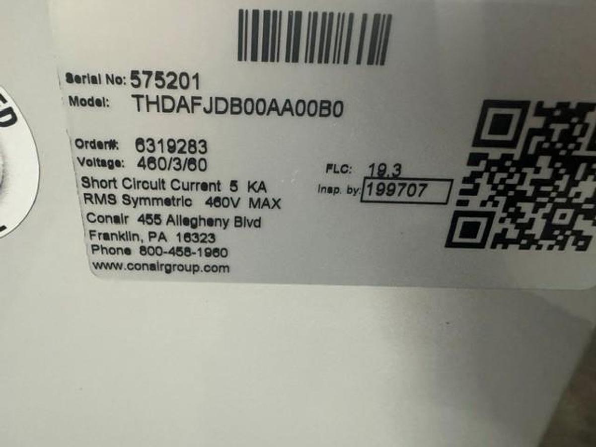 3 HP Conair TW-E3 Series Temperature Controller 460v (2026)