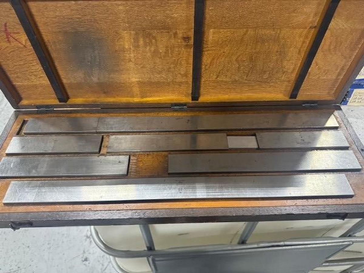 Used CE Johnson/Ford & Brown and Sharpe Long Style Gage Block Set