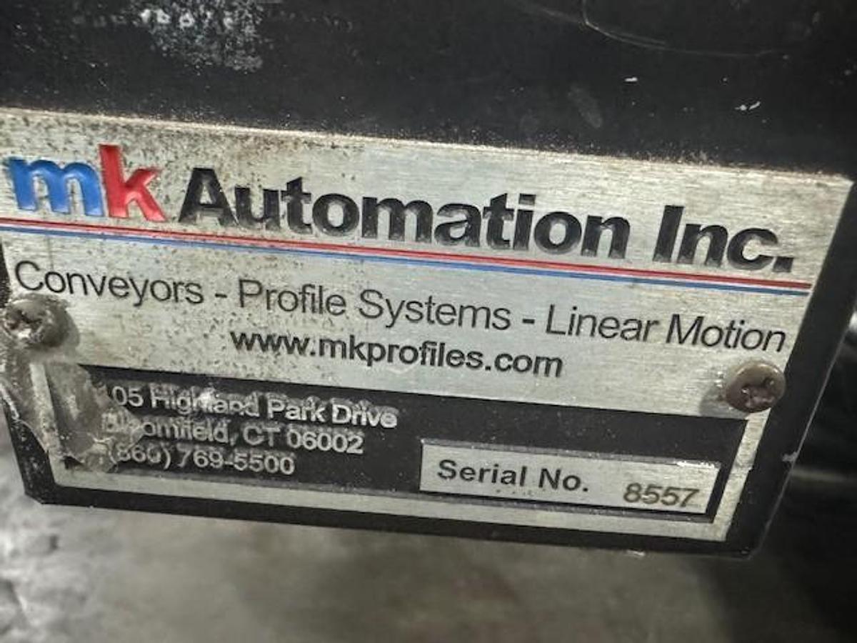 Used MK Flat Belt Conveyor with EMI Cooling System 28" wide x 16' Long