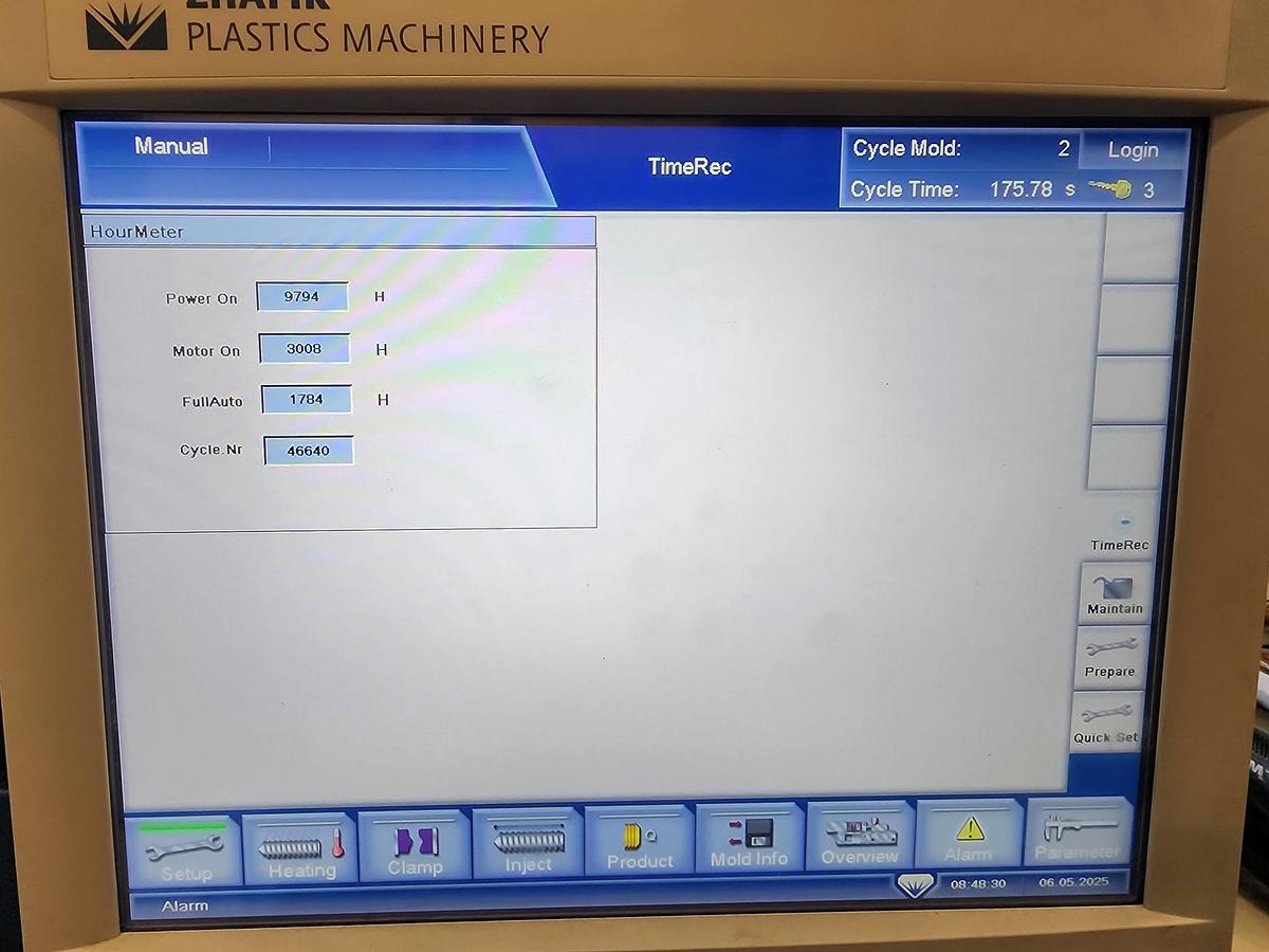 Used 506 Ton, 51.92 Oz., Haitian ZEIII 4500/2250 (C) Electric Injection Molding Machine (2021)