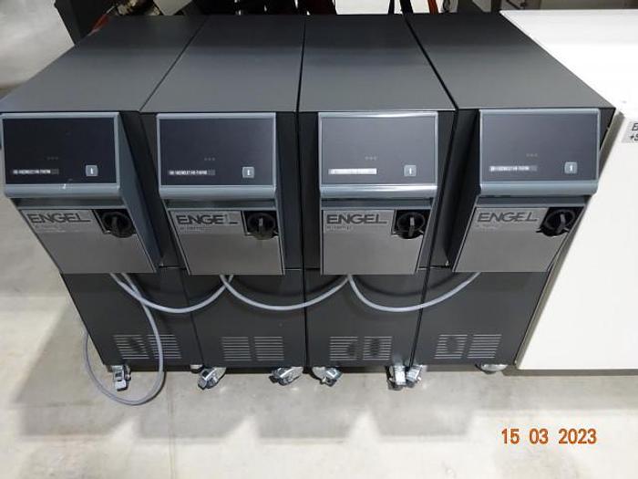 Used 449 Ton, 15.24 oz. Tiebarless Engel Injection Molding Machine