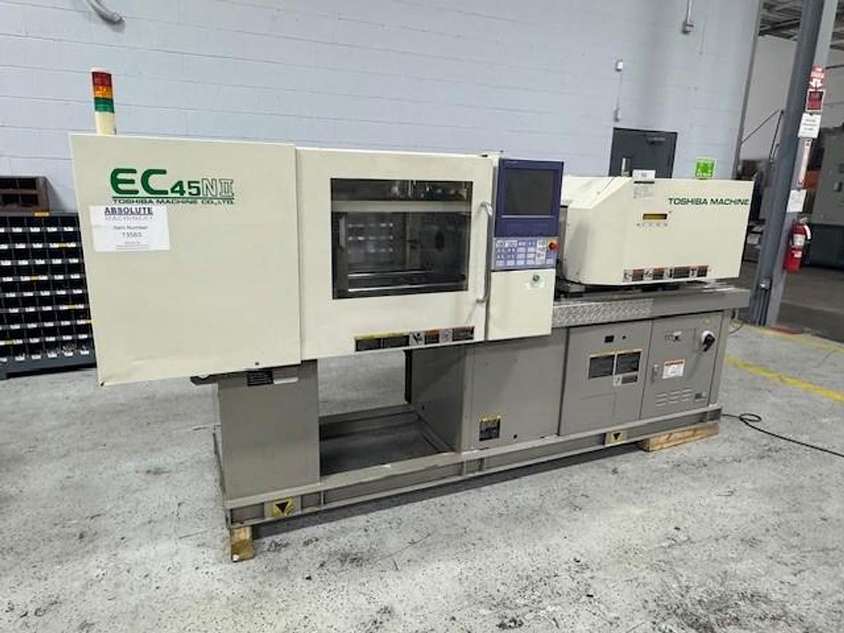 Used Not Ready - 44 Ton, 1.23 Oz., Toshiba EC45N II Injection Molding Machine (2010)