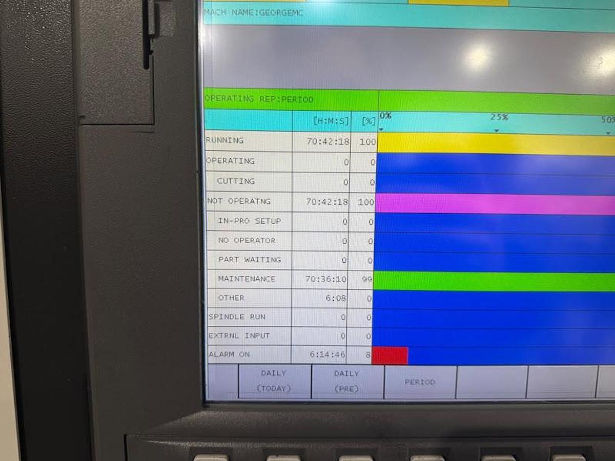 Used 2020 Okuma GENOS L300-MYW Lathe w/ Bar Feeder and Conveyor