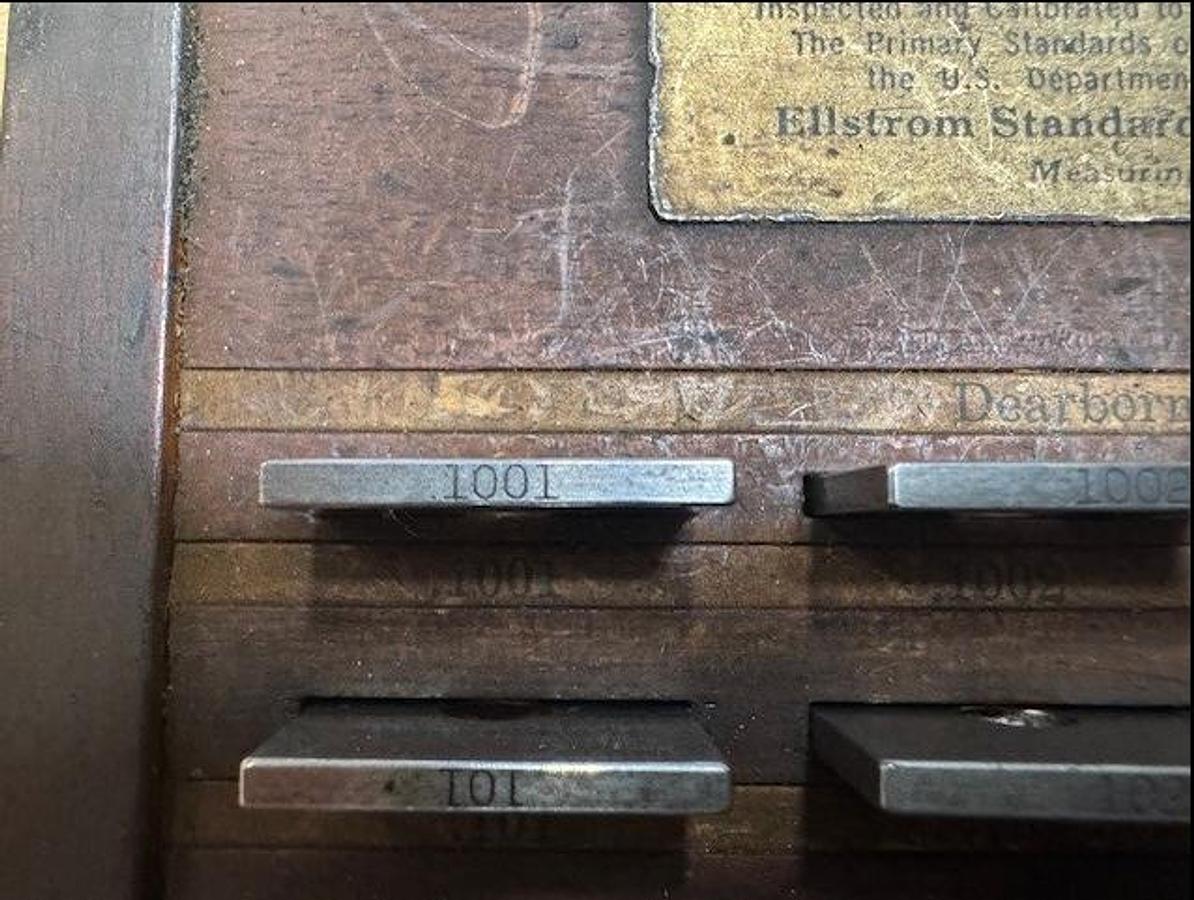 Used Elistrom/Dearborn 35-Piece Gage Block Set