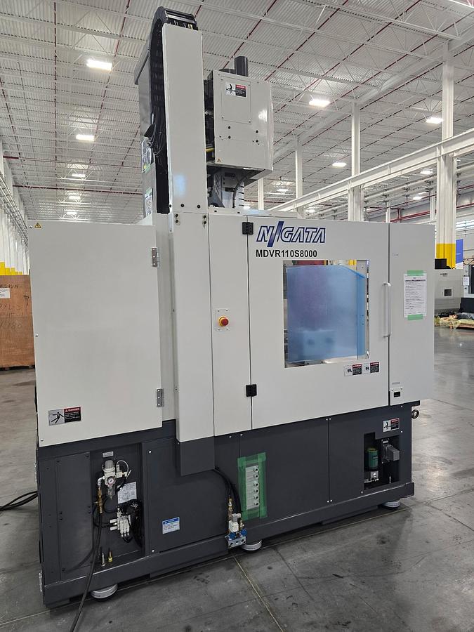 Used 112 Ton, 2.4 Oz. Niigata Vertical 2-Station Rotary Injection Molding Machine (2022)