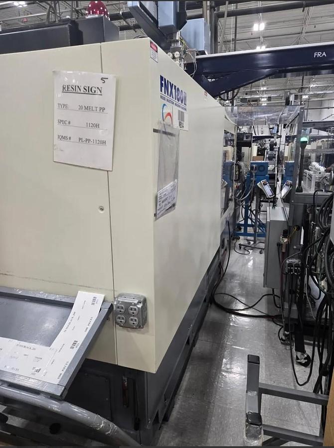 Used 198 Ton, 14.9 oz Nissei FNX180IIIA-36A Injection Molding Machine (2016)